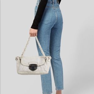 Authentic Vintage Prada denim shoulder bag